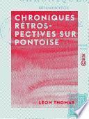 Chroniques rétrospectives sur Pontoise