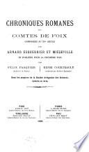 Chroniques romanes des comtes de Foix