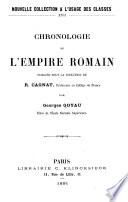 Chronologie de l'Empire romain