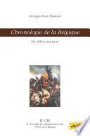 Chronologie de la Belgique