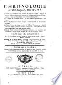 Chronologie historique-militaire