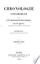 Chronologie universell