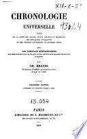 Chronologie universelle
