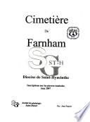 Cimetière de Farnham, diocèse de Saint-Hyacinthe