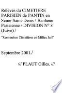 Cimetière Parisien de Pantin en Seine-Saint-Denis: Division no. 8