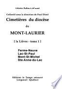 Cimetières du diocèse de Mont-Laurier (la Lièvre)