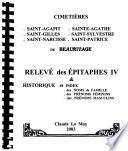 Cimetières Saint-Agapit, Saint-Gilles, Saint-Narcisse, Sainte-Agathe, Saint-Sylvestre, Saint-Patrice de Beaurivage