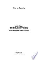 Cinéma en rouge et noir