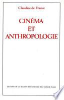 Cinéma et anthropologie