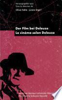 Cinéma selon Deleuze
