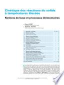 Cinetique des Reactions du Solide a Temperatures Evevees