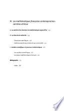Cinq siècles de mathématiques en France