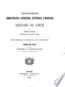 Circoscrizioni amministrativa, giudiziaria, elettorale e diocesana e Dizionario dei comuni del Regno d'Italia comprese le province Venete