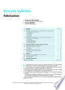 Circuits Hybrides: Fabrication