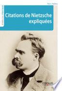 Citations de Nietzsche expliquées