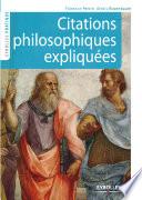 Citations philosophiques expliquées