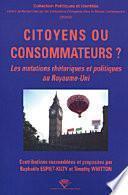 Citoyens ou consommateurs?