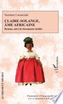 Claire-Solange, âme africaine