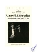 Clandestinités urbaines