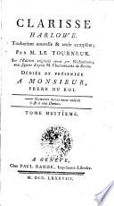 CLARISSE HARLOWE. Traduction nouvelle et seule complete