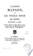 Clarisse Manson ou le voile noir de Rodez déchiré à Alby ...