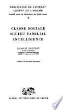 Classe sociale, milieu familial, intelligence