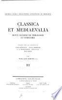 Classica Et Mediaevalia