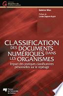 Classification des documents numériques dans les organismes