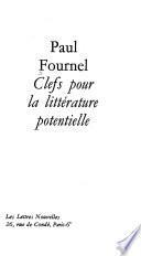 Clefs pour la littérature potentielle