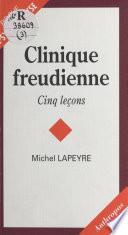 Clinique freudienne : Cinq leçons