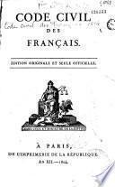 Code civil des Français