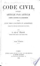 Code civil, expliqué article par article d'après la doctrine et la jurisprudence