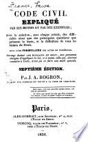Code civil expliqué par ses motifs, par des exemples