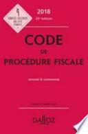 Code de procédure fiscale