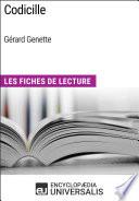 Codicille de Gérard Genette