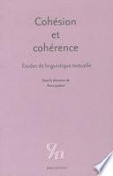 Cohésion et cohérence