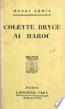 Colette Bryce au Maroc