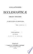 Collationes dioecesis Tornacensis