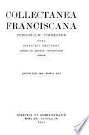 Collectanea Franciscana