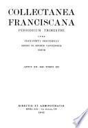 Collectanea Franciscana