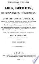 Collection complète des lois, décrets d'intérêe général, traités internationaux, arrêtés, circulaires, instructions, etc