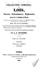 Collection complète des lois, décrets d'intérét général, traités interanationaux, arrêtés, circulaires, instructions, etc