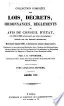 Collection complète des lois, décrets d'intérét général, traités interanationaux, arrêtés, circulaires, instructions, etc