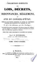 Collection complète des lois, décrets d'intérêt général, traités internationaux, arrêtés, circulaires, instructions, etc