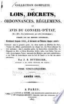 Collection complète des lois, décrets d'intérêt général, traités internationaux, arrêtés, circulaires, instructions, etc