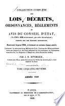 Collection complète des lois, décrets d'intérêt général, traités internationaux, arrêtés, circulaires, instructions, etc
