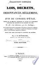 Collection complète des lois, décrets d'intérêt général, traités internationaux, arrêtés, circulaires, instructions, etc