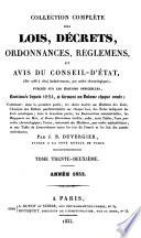 Collection complète des lois, décrets, ordonnances, réglements et avis du conseil-d'état (de 1788 à 1824 inclusivement, par ordre chronologique)