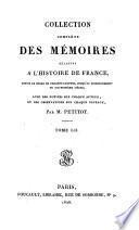 Collection complète des Mémoires relatifs à l'histoire de France