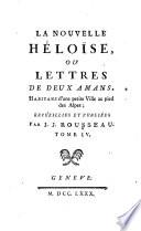 Collection complete des oeuvres de J.J. Rousseau, citoyen de Geneve. Tome premier [-vingtcinquieme]